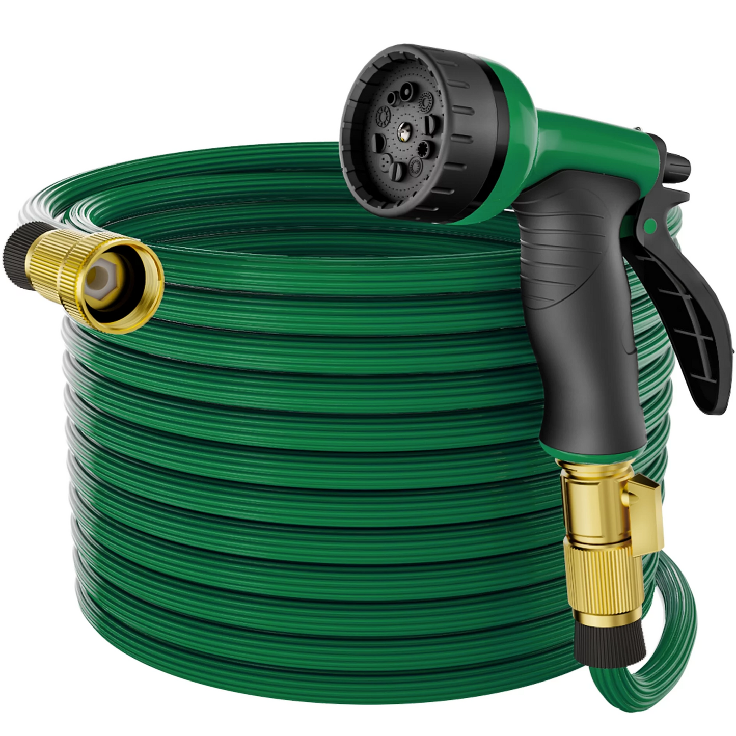 Expandable Garden Hose 100ft Light Duty Flexible Water Hoses Green