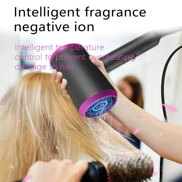 SAIDESI Hair Dryers Portable Blow Dryer 1800W Foldable Ionic Hairdryer